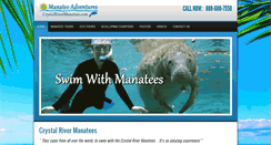Desktop Screenshot of crystalrivermanatees.com
