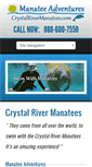 Mobile Screenshot of crystalrivermanatees.com